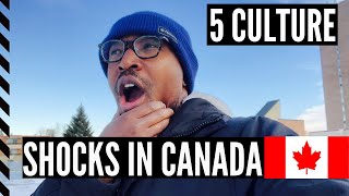 5 Culture shocks in Canada [upl. by Farland]