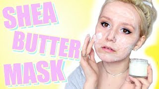 HOMEMADE SHEA BUTTER FACE MASK Ι TaraLee [upl. by Ahsiner766]