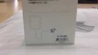 Unboxing Neuer Apple 12W USB Power Adapter iPad 34 [upl. by Suryt691]