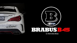 DRON VS BRABUS B45  MERCEDES CLA 45 AMG 4matic C117  ŚWITAŁ [upl. by Adikam]