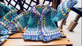 CROCHET CARDIGAN HEX For Mom and me Parte 1 crochet diy crochetforbeginners [upl. by Nunes]