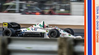 Toleman TG185 F1 Car POV Onboard at Silverstone  Brundle Behind the wheel [upl. by Carmena]