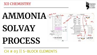 SBlock Elements 06  Ammonia Solvay Process  Class 12 Chemistry [upl. by Gwen582]