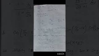 Solutions of Trigonometry class 11  32 33 [upl. by Vernice]