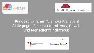 Vortrag von Jürgen Schlicher auf der Demokratiekonferenz Neunkirchen [upl. by Adila]