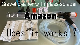 Gravel cleaner for Aquarium from Amazon  Unboxing amp Review [upl. by Melia760]