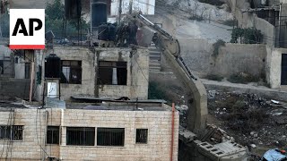 Israeli soldiers pushed three apparently lifeless bodies from roofs during West Bank raid [upl. by Florio350]