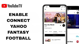 How To Enable Connect Yahoo Fantasy Football On YouTube Tv App [upl. by Nimajneb]