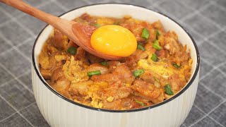 Oyakodon Recipe Japanese Street Food [upl. by Engenia]