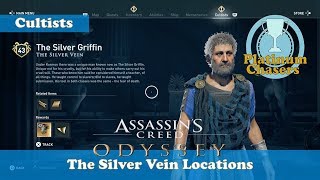 The Silver Vein  Cultist Locations  Assassins Creed Odyssey [upl. by Keslie]