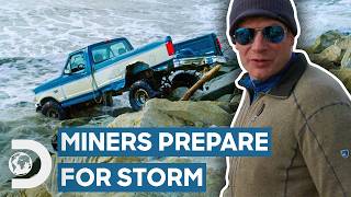 Miners Prepare For StormOfTheCentury To Hit Nome  Gold Divers [upl. by Amice]