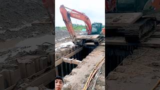 short excavator excavatormudding construction excavating operator excavation [upl. by Assirek]