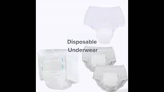 Womens Incontinence Briefs from Easy Comforts 15 sec [upl. by Aloysius]