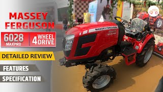 Massey Ferguson 6028 Maxpro Hindi Review  Massey Ferguson New Model 2022  Massey Tractor Video [upl. by Galang]