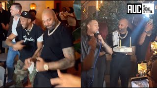 Joe Budden Turnt At His 50th Bday With DJ Akademiks Angie Martinez Rory amp Mal [upl. by Varhol]