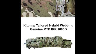 Kitpimp Hybrid MTP Webbing PLCE US Multicam compatible Military British Army Military Airborne [upl. by Lord]