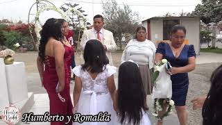 BODA HUMBERTO Y ROMALDA parte 1 [upl. by Eob]