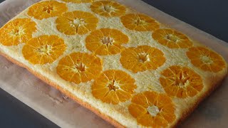 The Famous Mandarin Cake  Quick and Easy Recipe [upl. by Rahr]