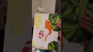 A koi karper painting trending relatible art artist [upl. by Tabshey]