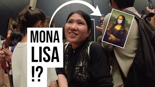 Truth Behind Seeing the Mona Lisa at the Louvre Hidden Camera  Chaotic Crowds [upl. by Vieva]