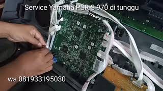 service keyboard yamaha psr s970 internal hardware error [upl. by Cornie]