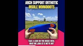 Arch support orthotic insole workboots [upl. by Abebi]