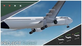 Project Flight Airbus A330 Review ROBLOX [upl. by Frayda30]