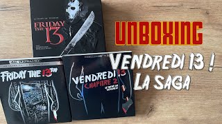 VENDREDI 13  La saga Blu ray 4K  Unboxing [upl. by Latsryc]