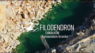 CHWAŁKÓW  kamieniołom granitu niedaleko Ślęży drone mine DJIdji [upl. by Alicul]