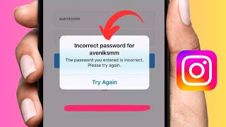 How To Fix Instagram Login Problem Incorrect Password iPhone [upl. by Madlin]