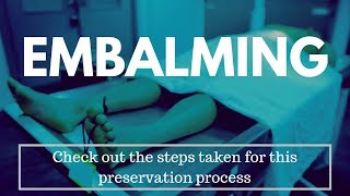 Embalming Description by a Funeral Director The preservation process [upl. by Samuella894]