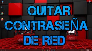 Como Quitar Contraseña De Red  Windows 10  2022 [upl. by Schwejda58]