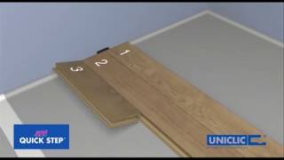 How to install Quick Step laminate flooring planks [upl. by Camilla]