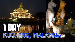 A NIGHT AT KUCHING WATERFRONT SARAWAK MALAYSIA [upl. by Stiegler21]