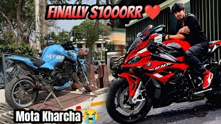 Finally Taking Delivery of BMW S1000RR❤️  Mota kharcha ho Gaya apni Z900 Me😭 [upl. by Lew]