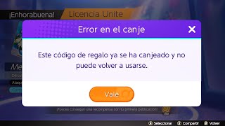 ✨ COMO CANJEAR ESTOS NUEVOS CODIGOS LIMITADOS AHORA de REGALOS GRATIS en POKEMON UNITE ✨ [upl. by Hannavas283]