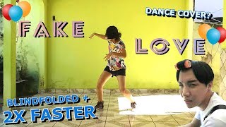 2X FASTER  BLINDFOLDED BTS 방탄소년단  FAKE LOVE  Dance Cover by Frost  3 YEARS SPECIAL [upl. by Hcirteid309]