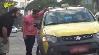 PEGADINHA  PEDINDO UBER PARA TAXISTA [upl. by Gilboa]