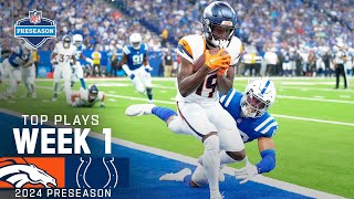 Denver Broncos Top Plays vs Indianapolis Colts  2024 Preseason Week 1 [upl. by Eehc234]