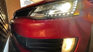 Activate Fog Lights with High Beams Vw Jetta GLI MK6 OBDeleven  Activar Luz Niebla con Luz Alta 💡 [upl. by Tien75]