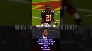 Desmond Howard first NFL TD and Coach Prime [upl. by Mylan811]