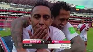 Perú vs Ecuador  21  RESUMEN y GOLES de la Selección  Fecha 8  Clasificatorias Qatar 2022 [upl. by Kcinimod814]