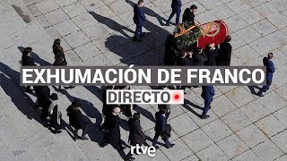 EXHUMACIÓN DE FRANCO EN DIRECTO [upl. by Naugan]