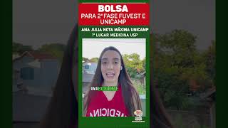 Recado da Ana Julia para quem foi para a segunda fase da Fuvest e Unicamp [upl. by Neehsuan831]