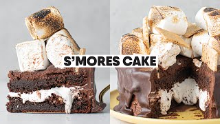 Chocolate Smores Cake  The Scran Line [upl. by Nonnairb763]