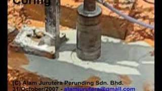 Concrete Coring of Pile Cap [upl. by Christoforo]