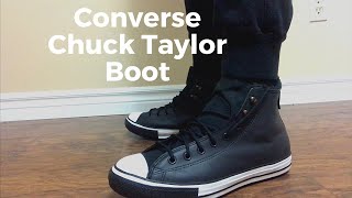 Converse Chuck Taylor Boot Review and On Feet [upl. by Esbensen]