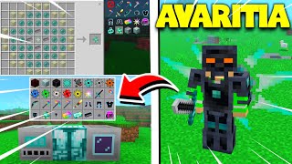 SAIU MELHOR ADDONMOD DO AVARITIA PARA MINECRAFT PE 120 Minecraft bedrock [upl. by Aylward653]