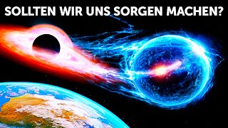 Was wäre wenn ein Schwarzes Loch und ein Neutronenstern direkt neben der Erde kollidieren würden [upl. by Nossaj]