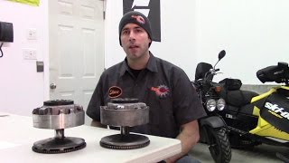 SkiDoo TRA Clutch disassembly inspection and assembly by RawFuelTV [upl. by Neukam]